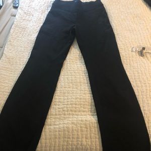 Apt 9 Black Pull-On Straight Leg Dress Pants-Size 6